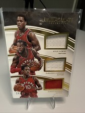 2015-2016 Immaculate Collection - Lowry, Carroll, DeRozan Trios Materials /49