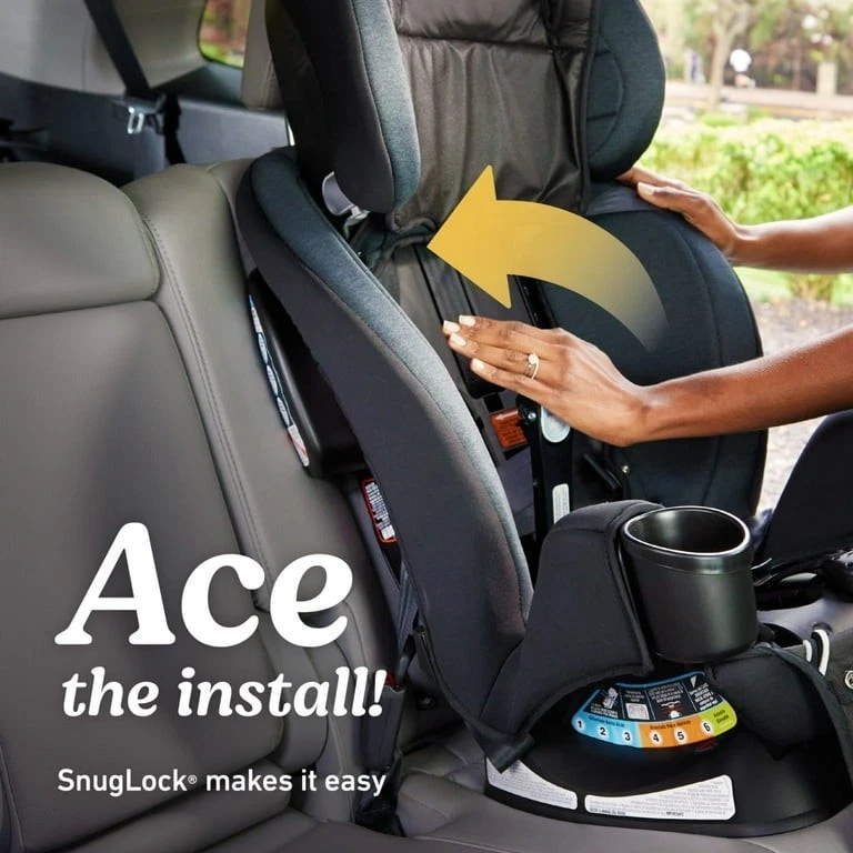 Asiento de coche convertible 3 en 1 Graco TrioGrow SnugLock, Warren, negro Foto 3 de 4