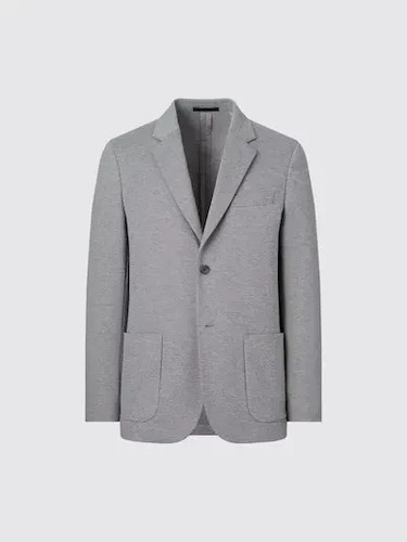 UNIQLO Comfort 2B Jacket Lightweight Gray / Dark Gray / Black / Navy Men XS-4XL - Picture 11 of 16