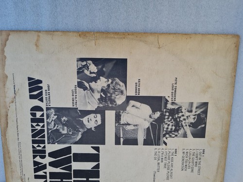 THE WHO MY GENERATION VINYL 1965 ,IST PRESS MONO LAT 8616 - Picture 10 of 24