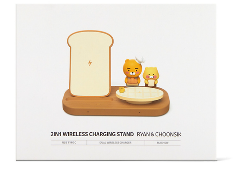 Kakao Friends 2in1 Wireless Charging Stand Bakery Choonsik Ryan - 第 11/21 張圖片