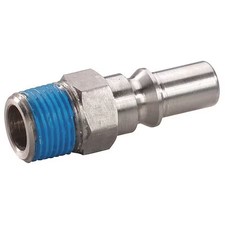 Speedaire 30E557 Coupler Plug, (M)Npt, 1/4, 304 Ss