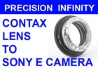 CONTAX NIKON S KIEV RF LENS TO SONY E M39 INNER OUTER FOCUSING ADAPTER INFINITY