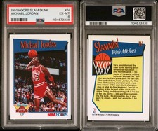 1991 HOOPS SLAM DUNK #IV MICHAEL JORDAN