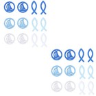 80 stücke segel und fisch geformt holzstücke diy handgemachte holzstück