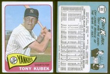 (14386) 1965 Topps 65 Tony Kubek Yankees-VG