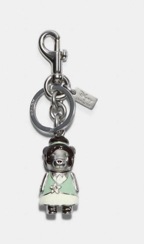 Disney X Coach Tiana Bolso Oso Dije Llavero Disney Princesa C0268 Nuevo con Etiquetas $98