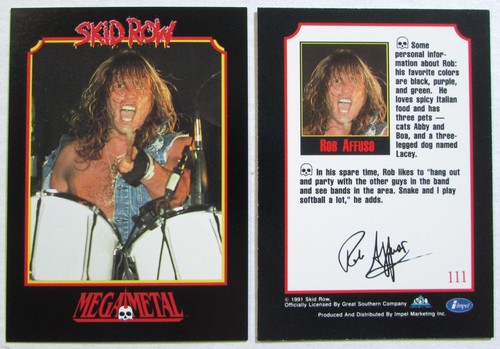 Mega Metal 1991 trading cards - sold singly - you pick - Picture 93 of 124