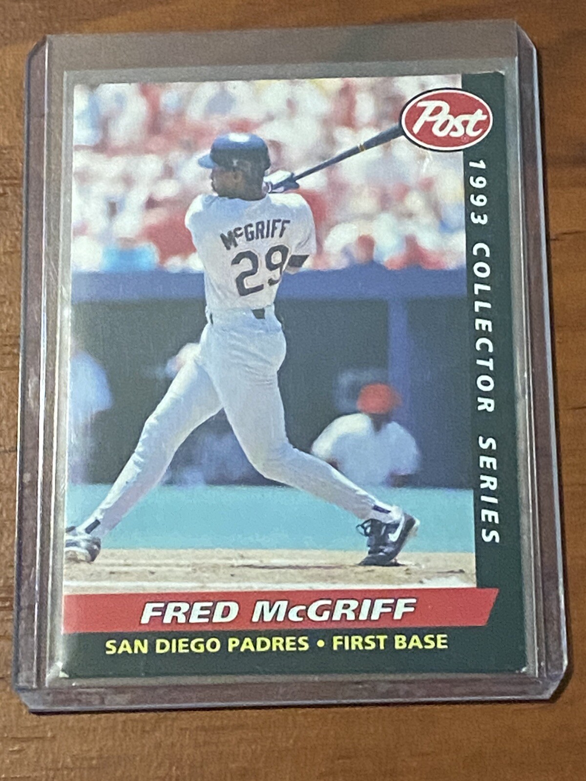 1993 Post Cereal #5 Fred McGriff San Diego Padres