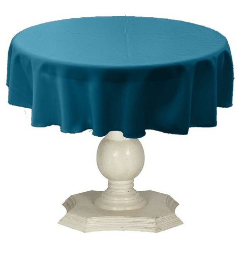 Tablecloth Solid Dull Bridal Satin Overlay. (48" Inches) - Picture 108 of 112