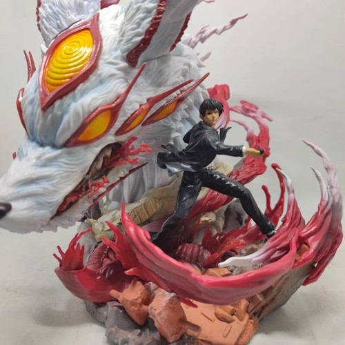 Chainsaw Man Hayakawa Aki LED Action Figure Model 24cm PVC Statue Toy Gift Decor - Picture 9 of 15