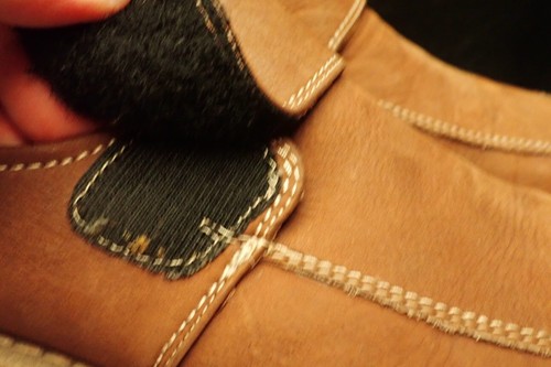 Christian Gallery Brown Leather Slip-On Loafers Hook & Loop Comfort Mens Size 7M - Picture 9 of 19