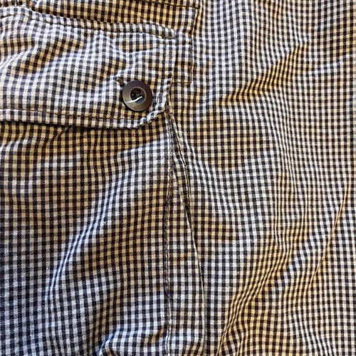 Red Camel Mens Shorts 34 Brown Gingham Plaid 6 Pockets Unlined - Picture 9 of 9
