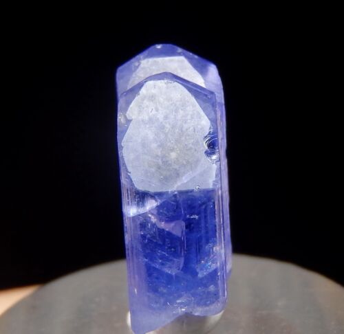 TANZANITE bellissimo cristallo 6,3 ct / 1,2 g / 1,3 cm TANZANIA Colline Merelani pj500 - Foto 2 di 8