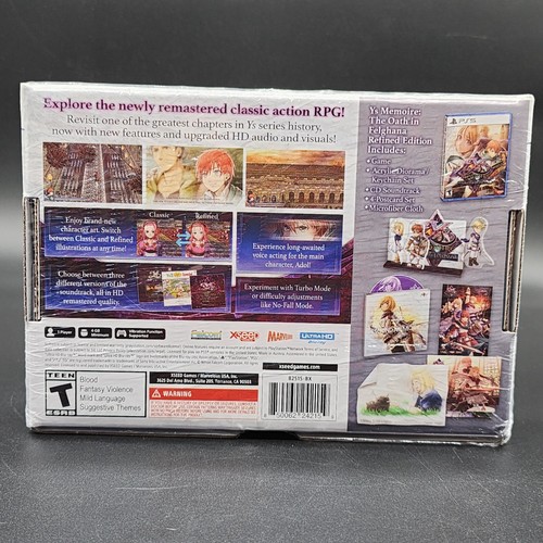 Ys Memoire: The Oath Of Felghana - D1 Refined Edition PlayStation 5 New & Sealed - Picture 5 of 7