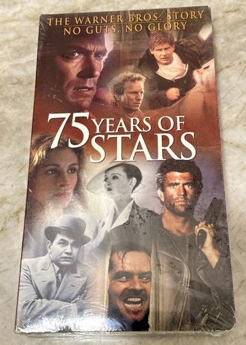 The Warner Brothers Story 75 Years of Superstars 1998 VHS RARE SEALED NOS NEW - Imagen 1 de 8