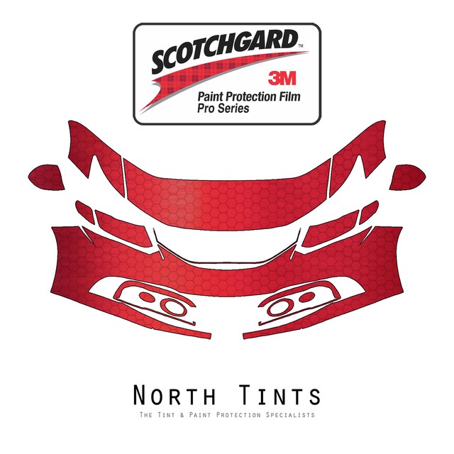 Honda Civic Sedan 2012-2015 PreCut 3M Scotchgard Paint Protection Clear Bra Kit