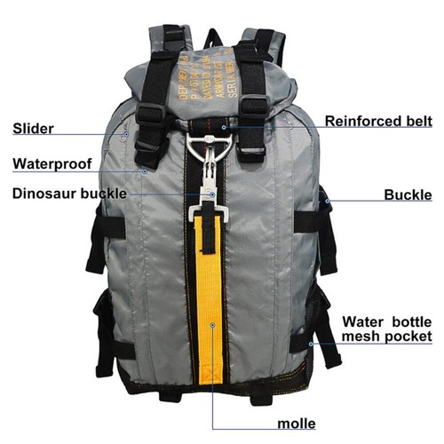 Lightweight 18.5" Waterproof Hiking Daypack for Men, Camping & Travel Backpack - Picture 4 of 27