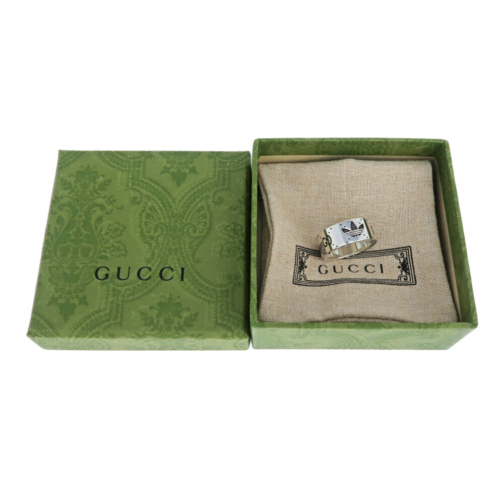 Gucci Adidas Collaboration Ring Engraving Wide Trefoil 17 Gucci Adidas Collaboration Ring Engraving Wide Trefoil 17