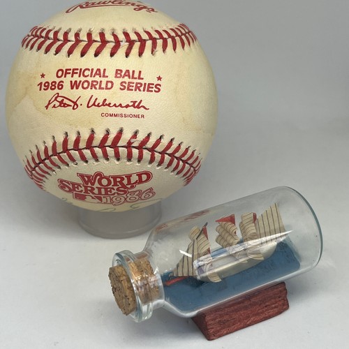 Gary Carter signed Rawlings 1986 World Series Logo Baseball JSA COA Mets A3515 - Picture 5 of 5
