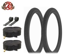 ALTA PERFORMANCE BICYCLE STEEL WIRE BEAD 22 x 2.125 BLACK ROUGH KNOBBY 6PC SET.
