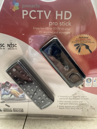 PCTV HD Pro Stick USB2 HDTV Tuner for Free HD Brand New Sealed - Picture 2 of 7