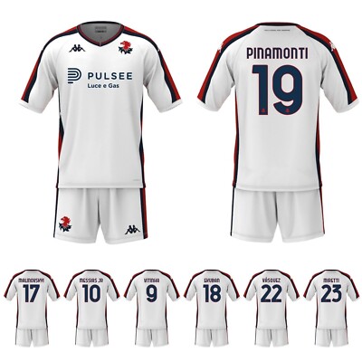 Adult 2nd Kit GENOA FC 2024/25 Kappa Pinamonti Balotelli Vitinh - Main Image