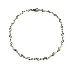 3.6mm Anklet bracelet Ankle Stainless Steel S shaped Link Chain C140 3.6mm Anklet bracelet Ankle Stainless Steel S shaped Link Chain C140
