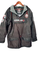 Vintage Eco Garment Division Black Men's Hooded Jacket Polar Extreme Land Size L