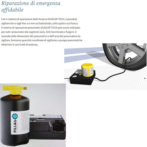 PER MERCEDES CLA 4P KIT GONFIA E RIPARA GOMME AUTO AUTOMATICO DA 620ML - Foto 2 di 7