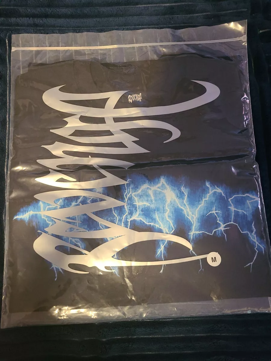 Black and shop blue revenge hoodie