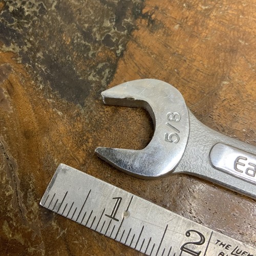 Easco 61 120 Double Open End Wrench Size 5/8” By 9/17” Nice Clean - 第 9/9 張圖片