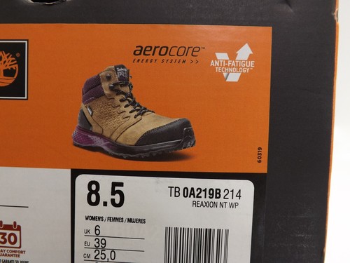 Timberland Pro Reaxion Punta Compuesta NT WP Mid Hiker Bota Marrón: Para Mujer 8.5 - Imagen 16 de 24