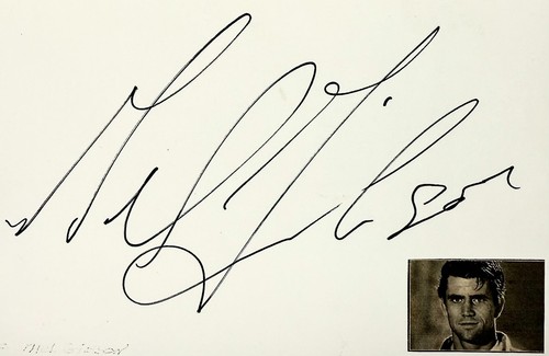 MEL GIBSON Firmado Autógrafo 4x6 TARJETA ÍNDICE MAD MAX Arma Letal BRAVEHEART JSA - Imagen 3 de 8
