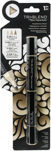 SPECTRUM NOIR - TRI BLEND MARCADOR 3 EN 1 - MEZCLA MARRÓN APAGADA - MB1, MB2, MB4 - Imagen 2 de 7