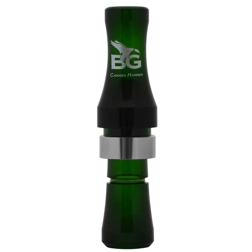 Goose Call Buck Gardner "Classic" Canada Hammer Short Reed Polycarbonate Green - Picture 2 of 2