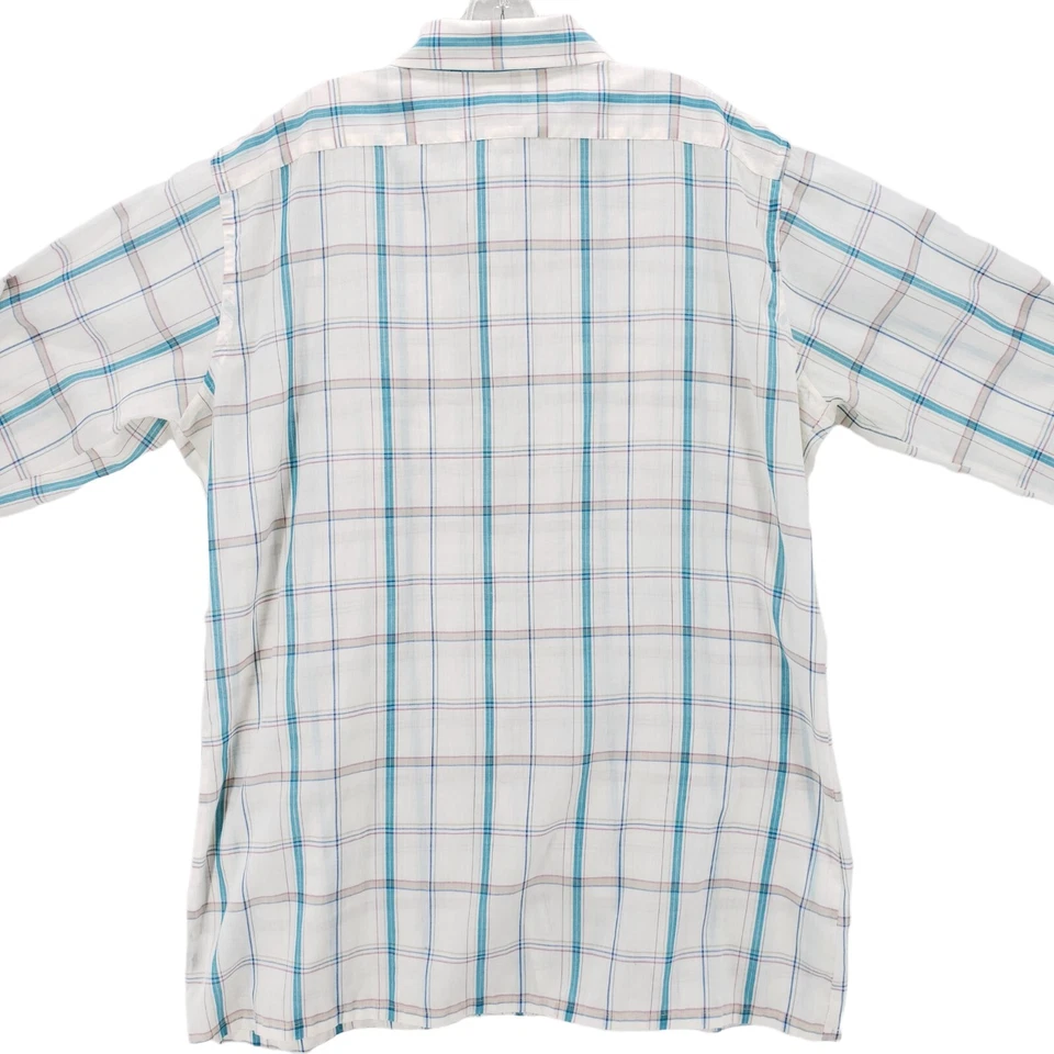 Camisa ARROW Ropa Deportiva Vintage Paseo Marítimo Aguja Única Ligera XL ALTA Foto 4 de 4