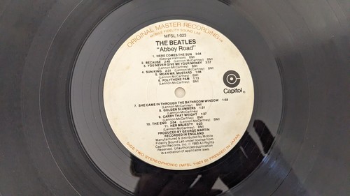 THE BEATLES Abbey Road MFSL 1-023 JAPAN AUDIOPHILE LP COMPLETED - Picture 4 of 12