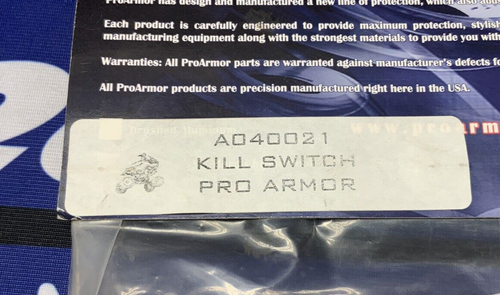 Pro Armor Racing ATV/ Snowmobile Kill Switch A040021 - Picture 3 of 12