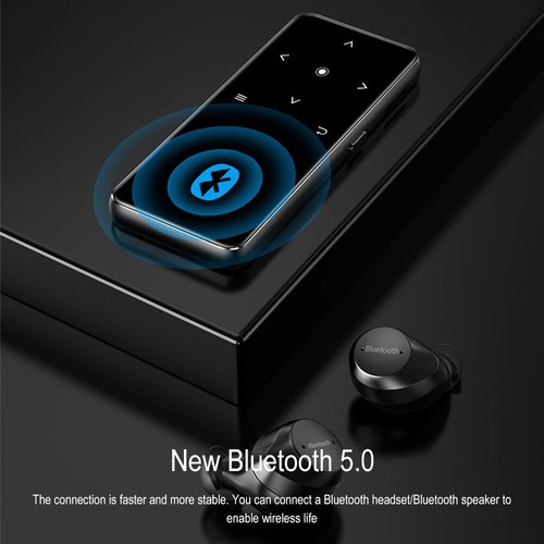 Reproductor de MP3 Bluetooth de 1,8" pantalla táctil completa sonido sin pérdidas radio FM reproductor de música - Imagen 6 de 15