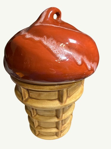 Ceramic Ice Cream Cone Cookie Jar - Picture 5 of 12