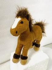 Russ Horse Pony Plush Stuffed Animal Toy Tan Brown White 24247 Small 6" Lovey