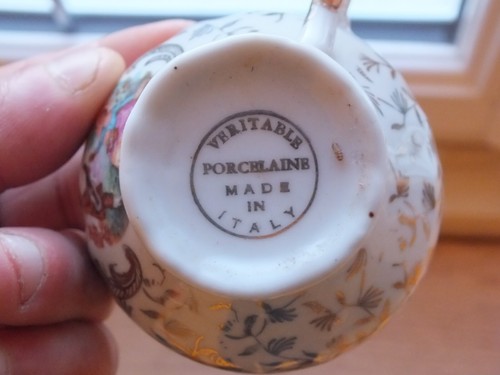 + Grand coffret dinette vintage 38 pièces en porcelaine Italy + - Photo 11/13