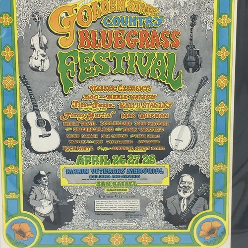 GOLDEN STATE COUNTRY BLUEGRASS FESTIVAL SAN RAFAEL CALIFORNIA FLYER HANDBILL - Picture 3 of 5