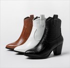 Mid-Calf Women's Cowboy Pointed Toe