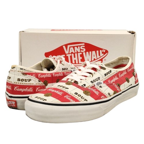 Supreme × Vans Authentic Pro Campbells Red White US9 Original / 51185