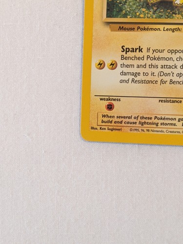 💎PACK FRESH Pikachu #60/64 Jungle Set Pokemon Card 1999 WOTC TCG PSA MINT/NM+ - Bild 7 von 14