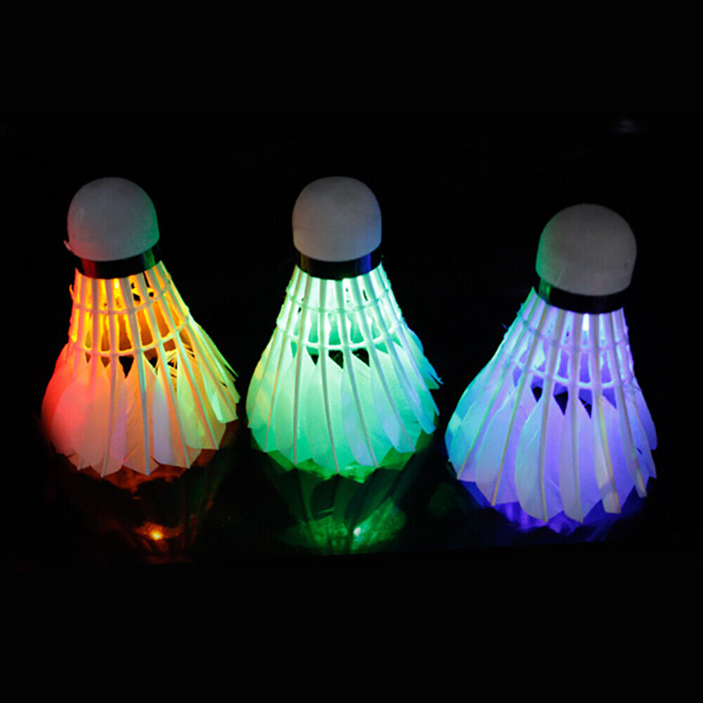 Led on sale shuttlecock badminton