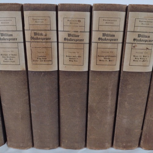 Incomplete The Works of William Shakespeare Westminster Edition 12 volumes 1901 - Picture 3 of 21