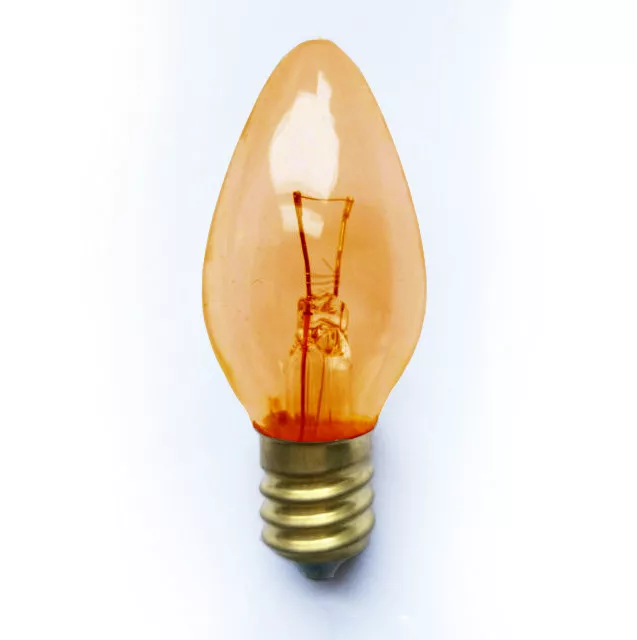 Small orange on sale light bulbs